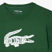 T-Shirt Verde Ultra Seca Lacoste  Oferta + Barato