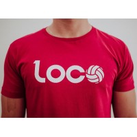 Essencia da camiseta louca Borgonha Branca