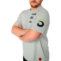 Lok Camiseta A1 Padel Bridger Cinza Melange  Oferta + Barato
