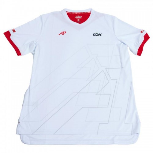 T-shirt Lok A1 Padel Pikes Blanc T-shirt Lok A1 Padel Pikes Blanc