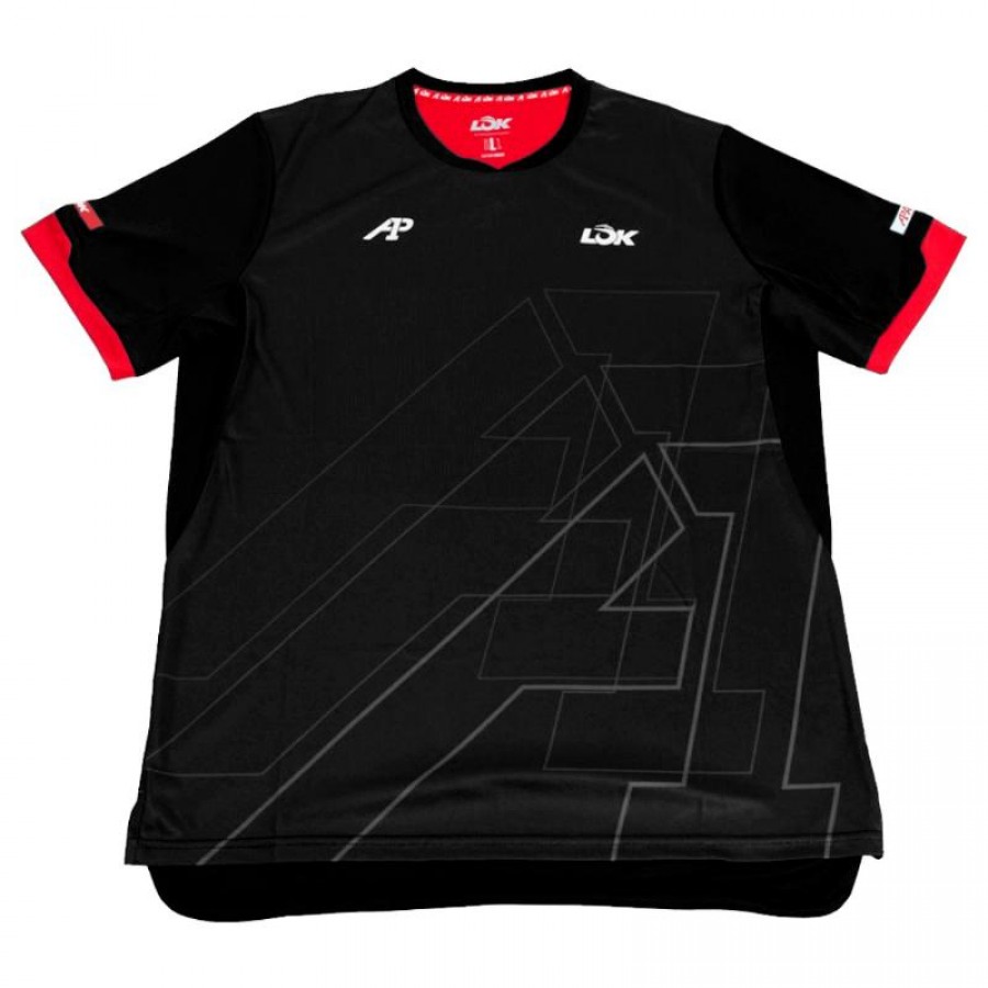 Lok A1 Padel Pikes Black T-Shirt  Offer + Cheap