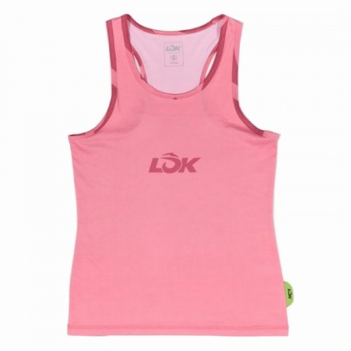 T-shirt femme Lok Edgeray Rouge Rose T-shirt femme Lok Edgeray Rouge Rose