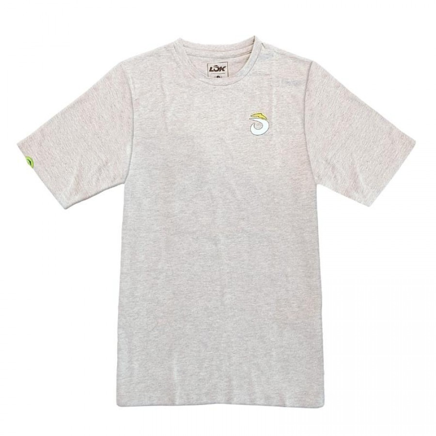 Camiseta Lok Laced Accent Gris Mujer  Oferta + Barato