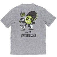 Camiseta Lok Out Of Office Gris  Oferta + Barato