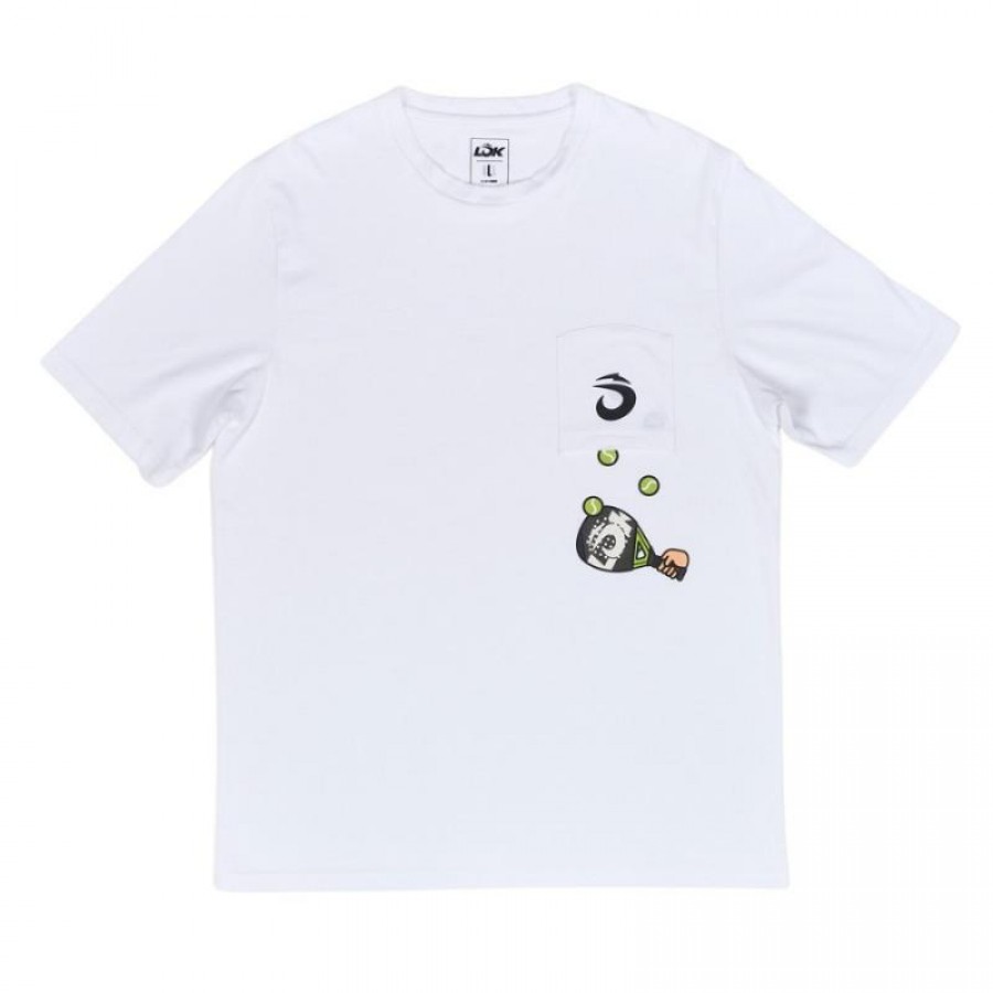 Lok Le Jongleur T-Shirt Blanc  Offre - Pas cher