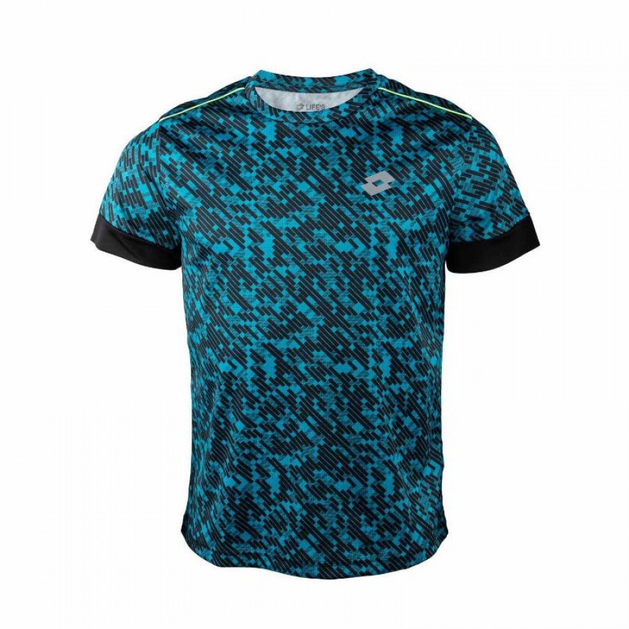 Camiseta Lotto Run Print Azul