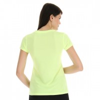 T-Shirt Manica Corta Lotto MSP Giallo Neon Donna