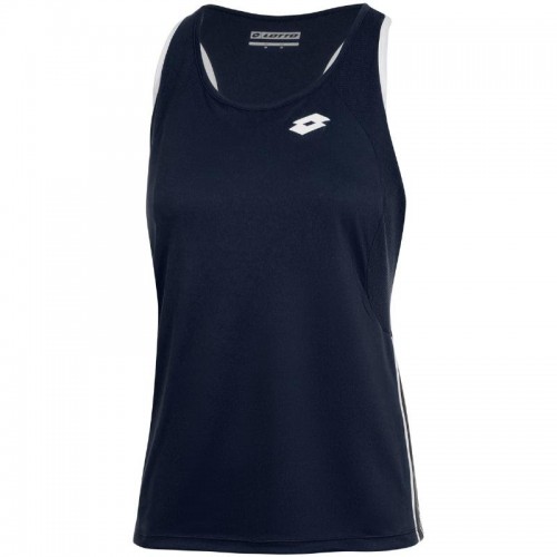 T-shirt Lotto Squadra II Bleu Marine Femmes T-shirt Lotto Squadra II Bleu Marine Femmes
