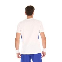 T-shirt Lotto Tech I D2 Bianco Blu Lucido