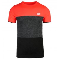 Maillot Lotto Tech Seamless noir corail