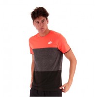 Jersey Lotto Tech Seamless black Coral