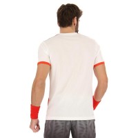 Loto Top IV Red Poppy Vermelho Brilhante Branco T-Shirt