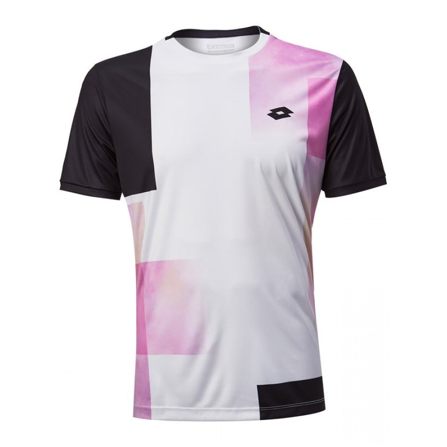 Camiseta Lotto Top Ten III Blanco Print