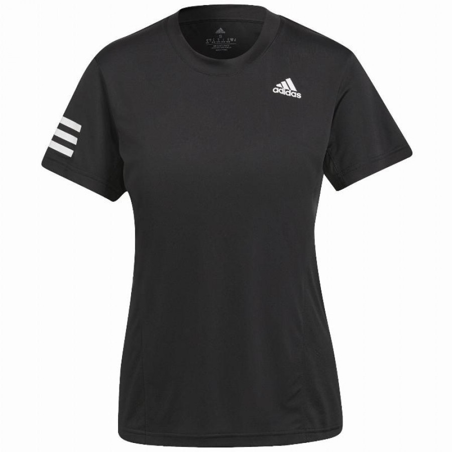 T-Shirt Manica Corta Adidas Club Nero Donna