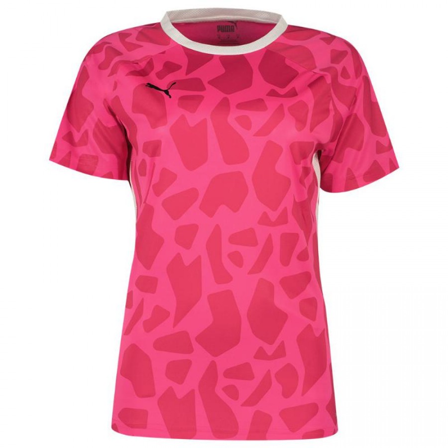 Camiseta Manga Corta Puma TeamLiga Graphic Mujer  Oferta + Barato