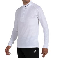Camiseta de manga comprida Bullpadel Brise branca