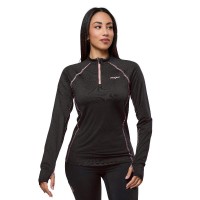 Camiseta de manga comprida JHayber Alpina Preta Feminina