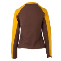 Varlion MD Maglietta a maniche lunghe M/L06-MC627 Marrone Donna