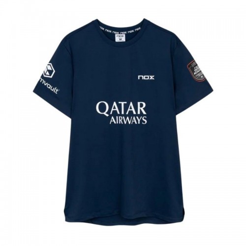 Nox Agustin Tapia sponsorise le T-shirt AT10 Bleu foncé 2026