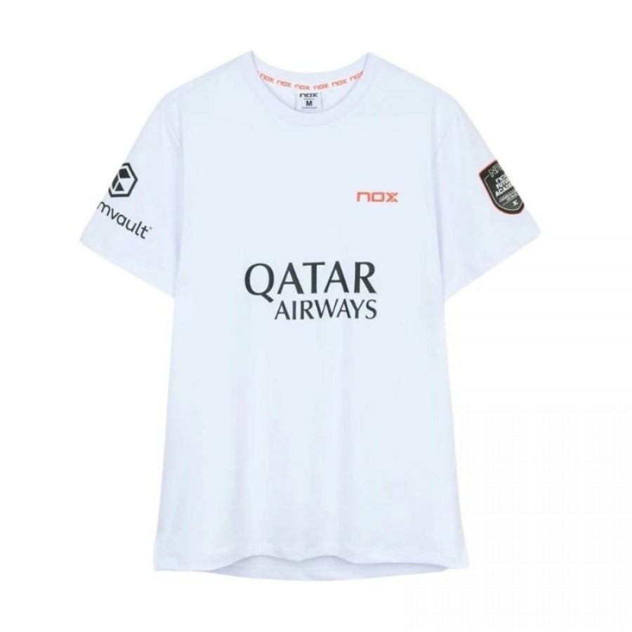 Camiseta Nox Agustin Tapia Sponsors AT10 Blanco 2026