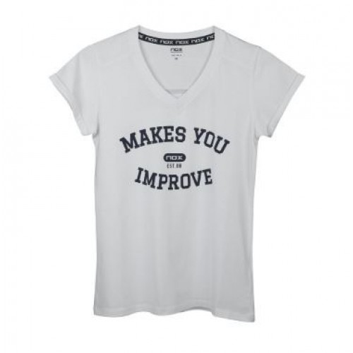 Camiseta Nox Mujer Basic Blanco Camiseta Nox Mujer Basic Blanco
