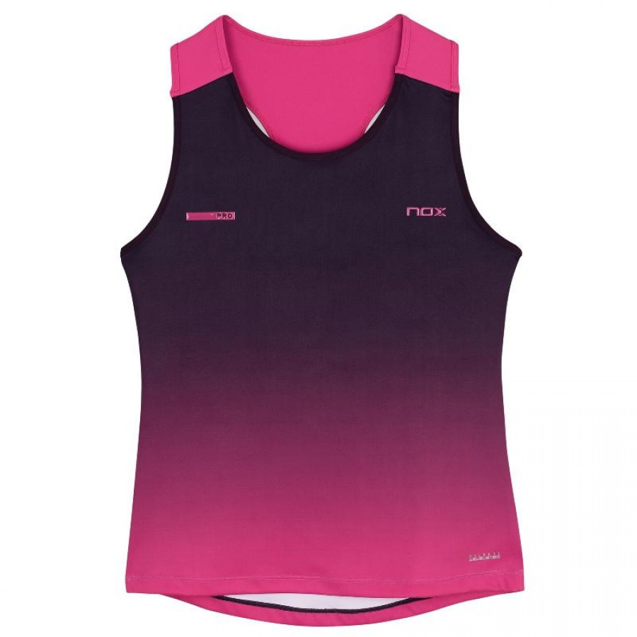 Camiseta feminina Nox Pro Purple Pink Pink Gradient
