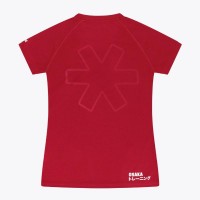 Osaka mangas vermelhas camiseta mulheres