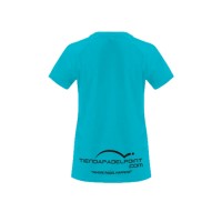 T-shirt de tournoi PadelPoint turquoise pour femme