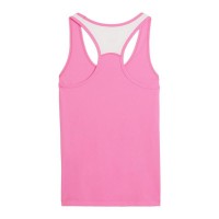 Puma Rosa Branco T-Shirt Feminina