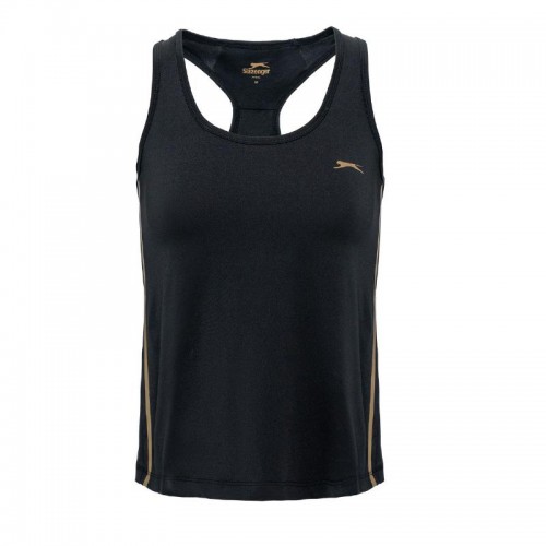 Camiseta Feminina Slazenger Ana Negra Camiseta Feminina Slazenger Ana Negra