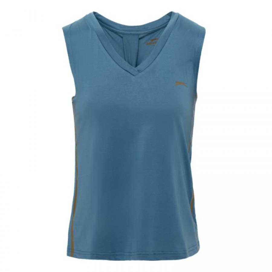 Camiseta Slazenger Lola Azul Mujer  Oferta + Barato