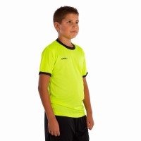Softee Galaxy Fluorescent Yellow Black Junior T-Shirt