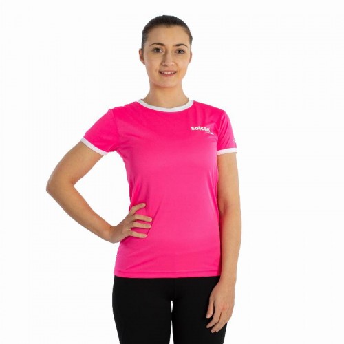 Softee Galaxy Fuchsia Fluor White Women''s T-Shirt