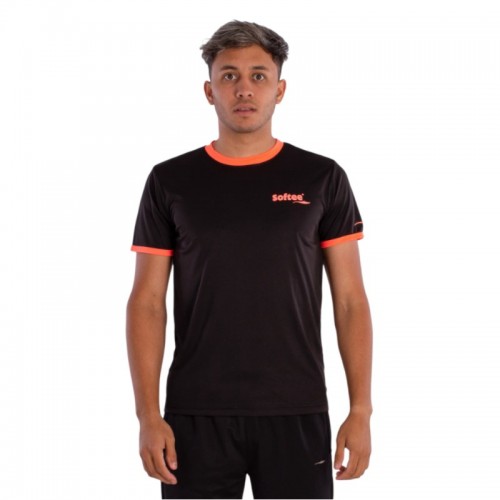 Softee Galaxy Maglietta Corallo Fluorescente Nero Softee Galaxy Maglietta Corallo Fluorescente Nero
