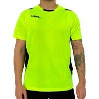 Softee Play Camiseta Amarela Fluor Preto