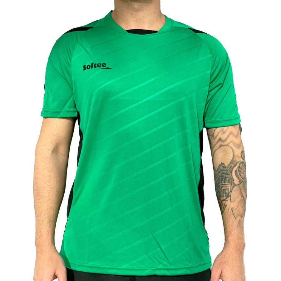 Camiseta Softee Play Verde Negro