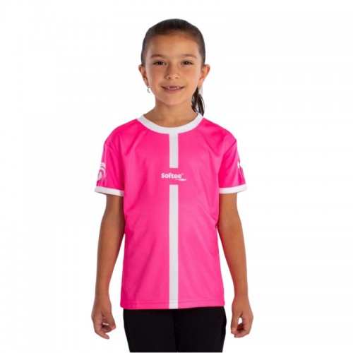 T-shirt junior Softee Tipex Fuchsia Fluor Blanc T-shirt junior Softee Tipex Fuchsia Fluor Blanc