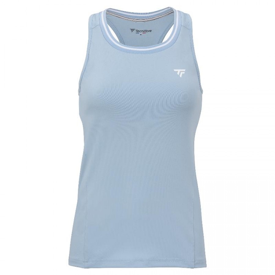 T-shirt féminin bleu Tecnifibre Team Tech Glacier