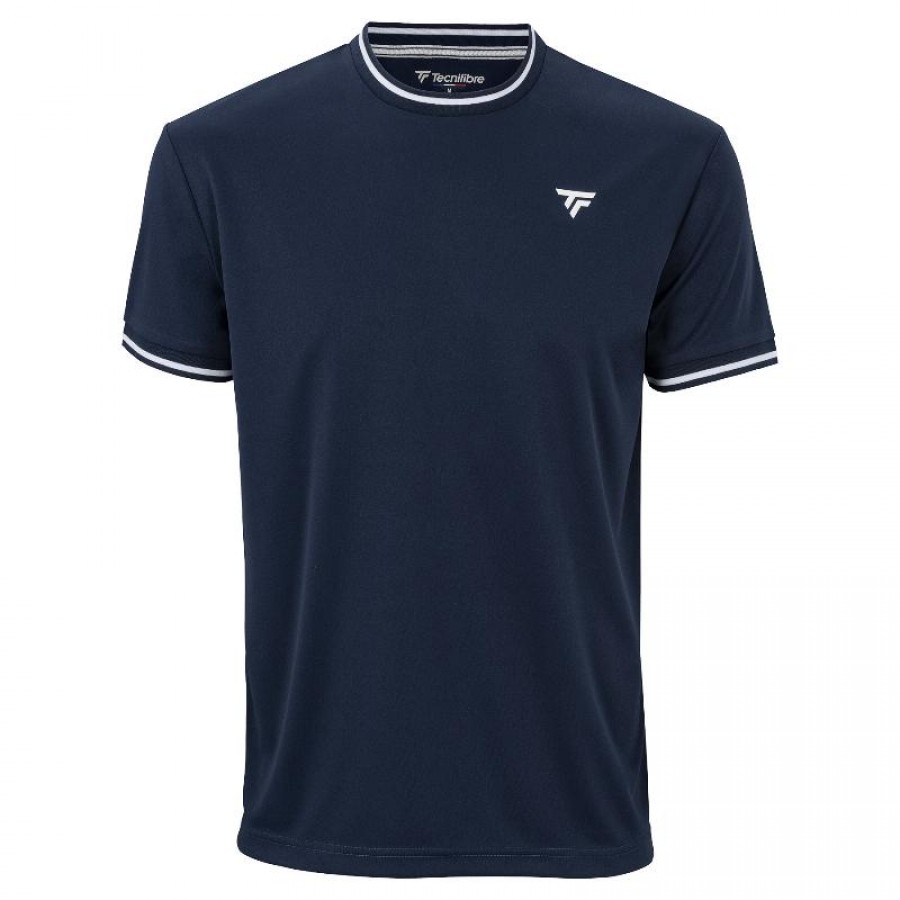 Camiseta azul marinho da Tecnifibre Team Tech