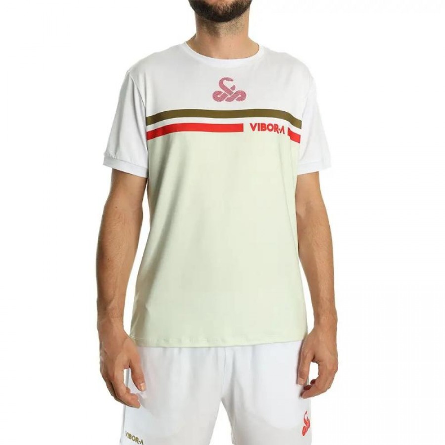 Camiseta Vibora Hydra Pro Branco Vermelho