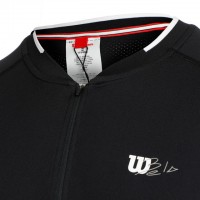 Wilson Bela Seamless Ziphnly 2.0 T-shirt nera