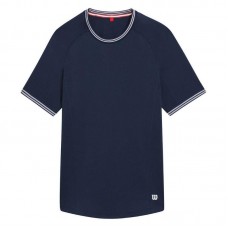 Camiseta Wilson Court Performance Crew Azul Marino