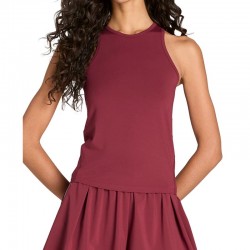 Camiseta Feminina Vermelha Escura do Wilson Fieldhouse