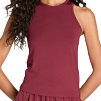 Camiseta Feminina Vermelha Escura do Wilson Fieldhouse