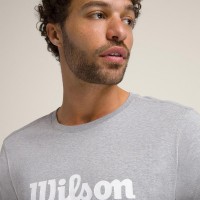 Wilson Graphic T-shirt Grigio Bianco