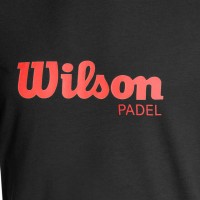 Camiseta Wilson Graphic Negro Rojo