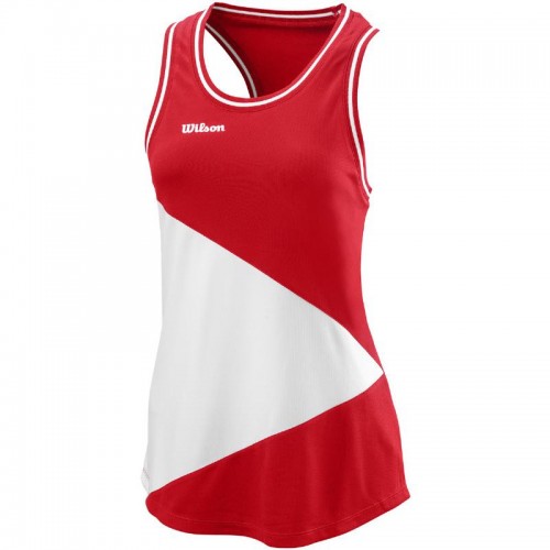 Wilson Team II T-shirt Rosso Donna Wilson Team II T-shirt Rosso Donna