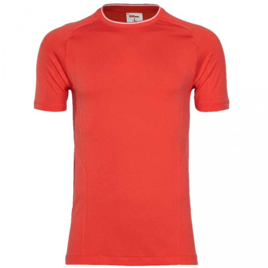 Camiseta Wilson Team Seamless Crew Rojo  Offerta + Economico