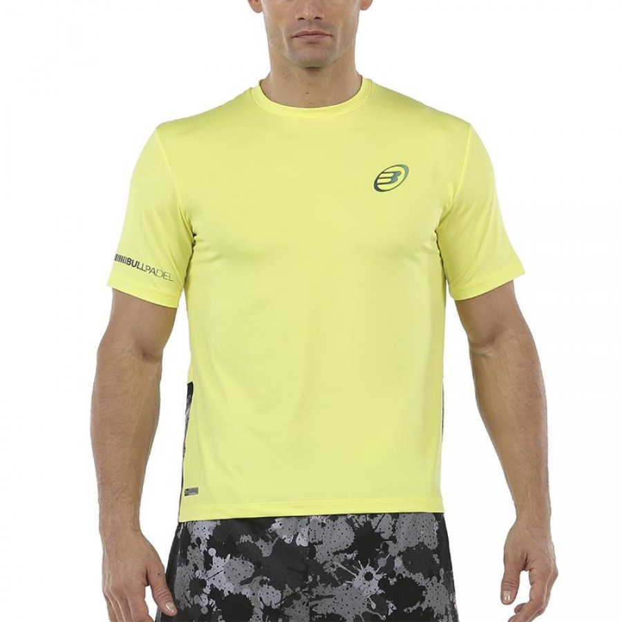 Bullpadel Union Camisa de Fluor de Enxofre Amarelo