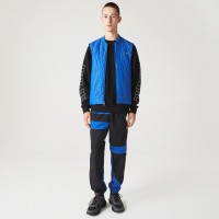 Chaleco Lacoste Sport Acolchado Reversible Negro Azul  Oferta + Barato